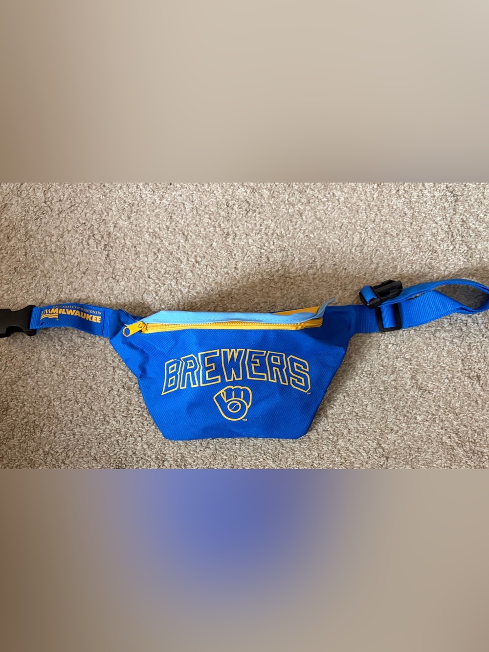 Milwaukee Brewers Blue & Yellow Fanny Pack